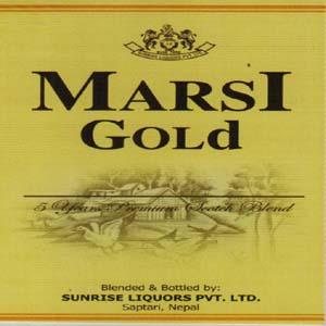 MARSI GOLD (and logo) trademark logo