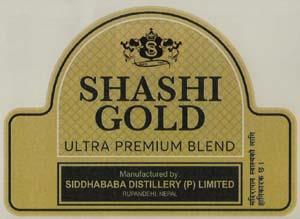 SHASHI GOLD ULTRA PREMIUM BLEND (and logo) trademark logo