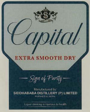 CAPITAL EXTRA SMOOTH DRY (and logo) trademark logo