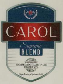 CAROL SUPREME BLEND (and logo) trademark logo