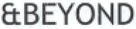& BEYOND (and logo) trademark logo