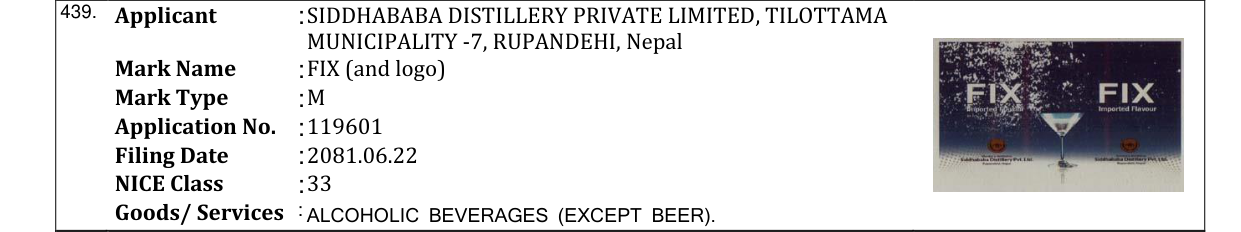 Original bulletin entry for FIX (and logo)