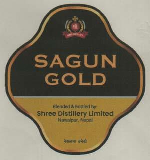 SAGUN GOLD (and logo) trademark logo