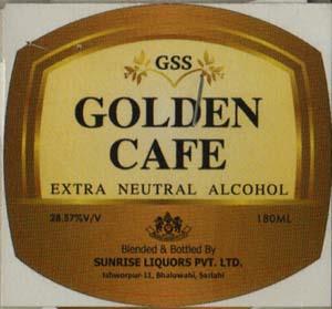 GSS GOLDEN CAFE (and logo) trademark logo