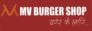 M MV BURGER SHOP (and logo) trademark logo