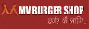 M MV BURGER SHOP (and logo) trademark logo