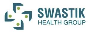 SWASTIK HEALTH GROUP (and logo) trademark logo
