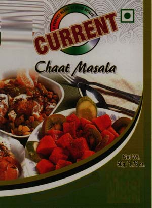 CURRENT CHICKEN MASALA (and logo) trademark logo