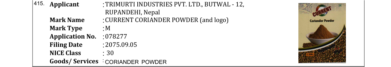 Original bulletin entry for SLIM-FIT