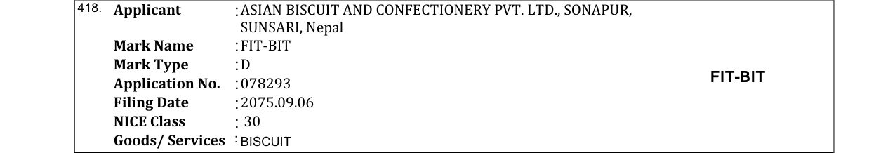 Original bulletin entry for GAJANI (and logo)
