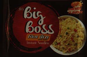 SVS BIG BOSS INSTANT NOODLES (and logo) trademark logo