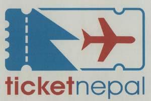 TICKETNEPAL (and logo) trademark logo