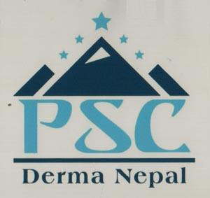 PSC DERMA NEPAL (and logo) trademark logo