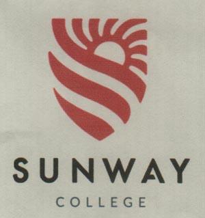 SUNWAY COLLEGE (and logo) trademark logo