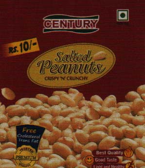 CENTURY CHEESE BALLS (and logo) trademark logo