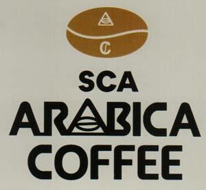 SCA ARABICA COFFEE (and logo) trademark logo