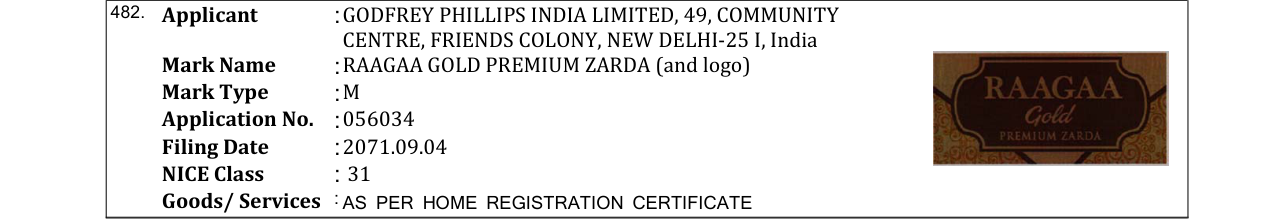 Original bulletin entry for ENZA
