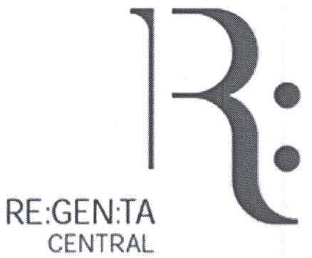 R: RE:GEN:TA CENTRAL (and logo) trademark logo
