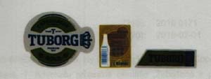 CARLSBERG BOTTLE (and logo) trademark logo