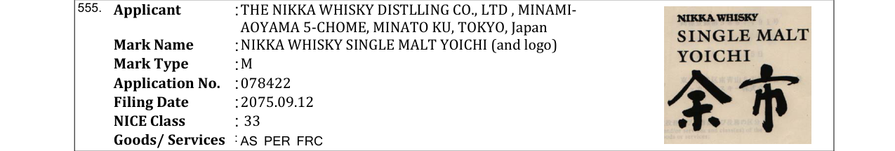 Original bulletin entry for LALTIN (and logo)