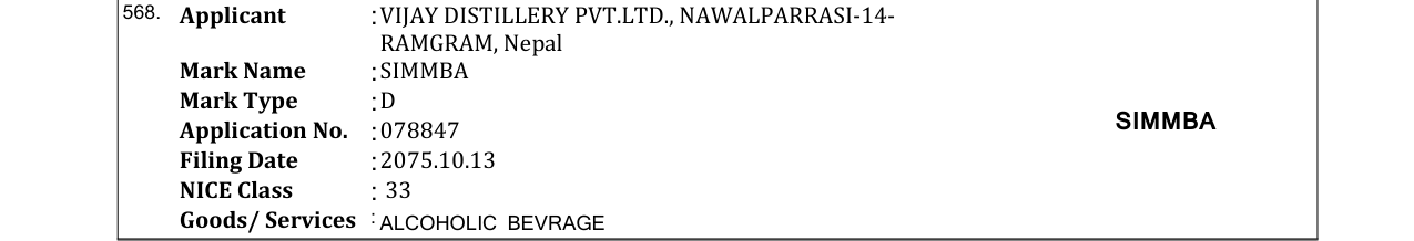 Original bulletin entry for DHUKUTI (and logo)