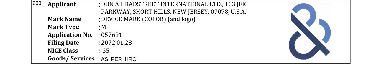 Original bulletin entry for APP STORE
