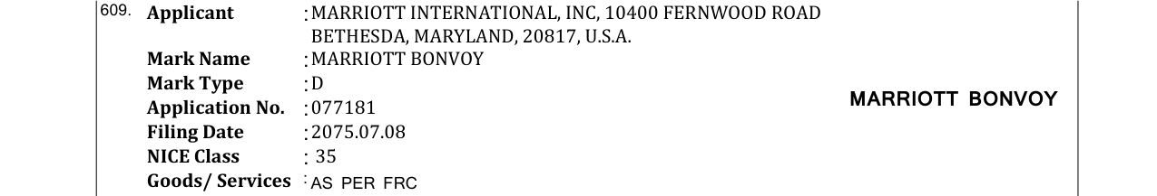 Original bulletin entry for BAYER