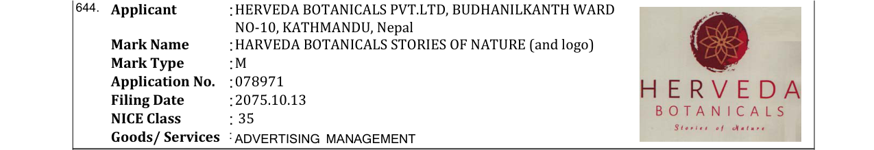 Original bulletin entry for DEVICE MARK (BLACK AND WHITE) (and logo)