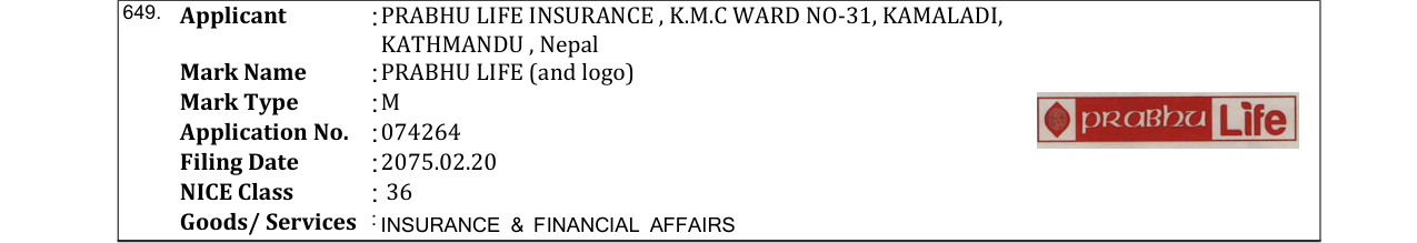 Original bulletin entry for FACEBOOK (and logo)