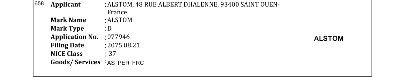 Original bulletin entry for BALTRA (and logo)