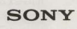 SONY (and logo) trademark logo