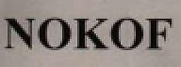 NOKOF (and logo) trademark logo
