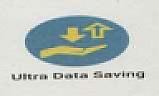 ULTRA DATA SAVING (and logo) trademark logo