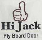 HI JACK PLY BOARD DOOR (and logo) trademark logo