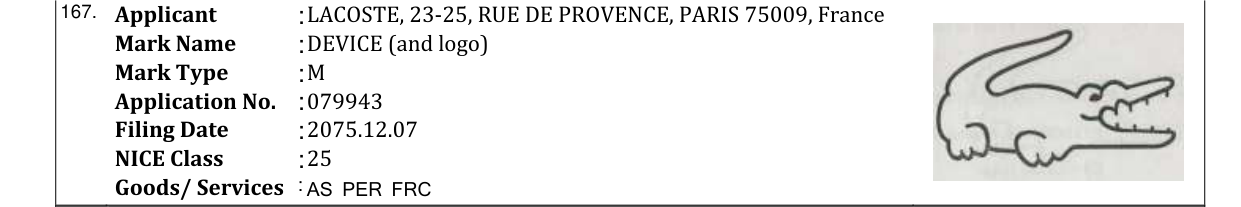 Original bulletin entry for DEVICE (and logo)