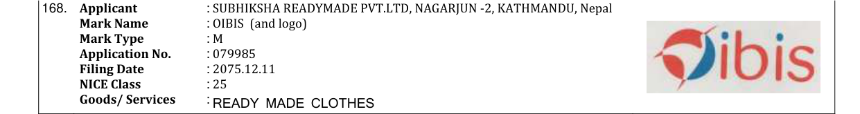 Original bulletin entry for OIBIS (and logo)
