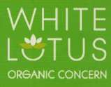 WHITE LOTUS ORGANIC CONCERN (and logo) trademark logo