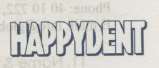 HAPPYDENT (and logo) trademark logo