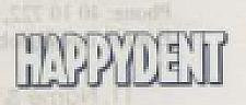 HAPPYDENT (and logo) trademark logo