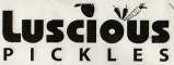 LUSCIOUS PICKLES (and logo) trademark logo