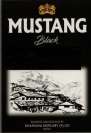 MUSTANG BLACK (and logo) trademark logo