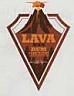 LAVA RUM RARE BLEND (and logo) trademark logo