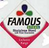 FAMOUS STEEL (and logo) trademark logo