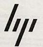 HP STYLIZED, BARS (and logo) trademark logo