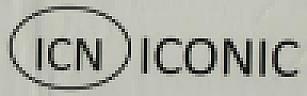 ICN ICONIC (and logo) trademark logo