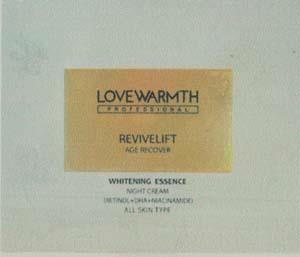 LOVEWARMTH PROFESSIONAL (and logo) trademark logo