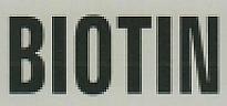 BIOTIN (and logo) trademark logo
