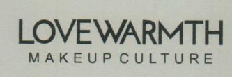 LOVEWARMTH MAKEUP CULTURE (and logo) trademark logo