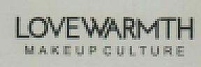 LOVEWARMTH MAKEUP CULTURE (and logo) trademark logo