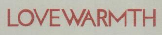LOVEWARMTH (and logo) trademark logo